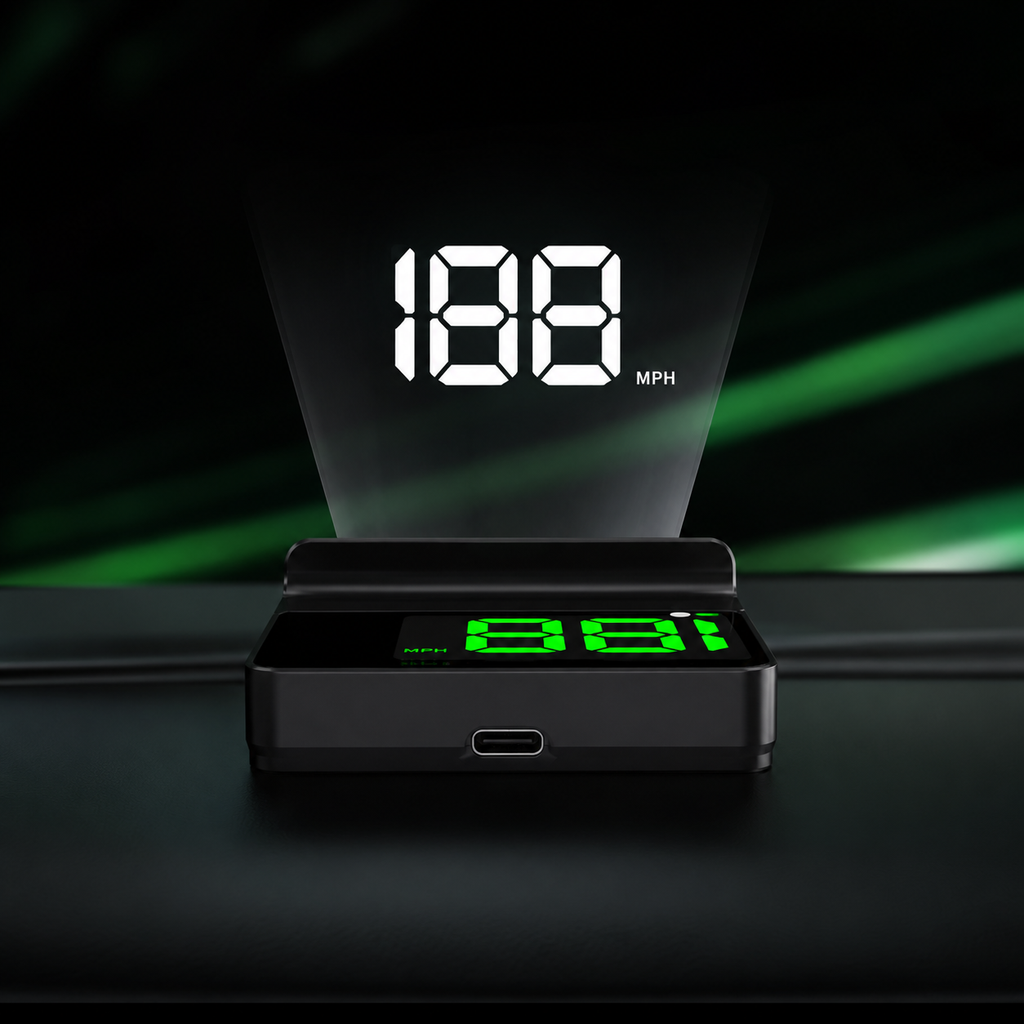 Universal GPS Head-Up Display (HUD) – Digital Speed Projector